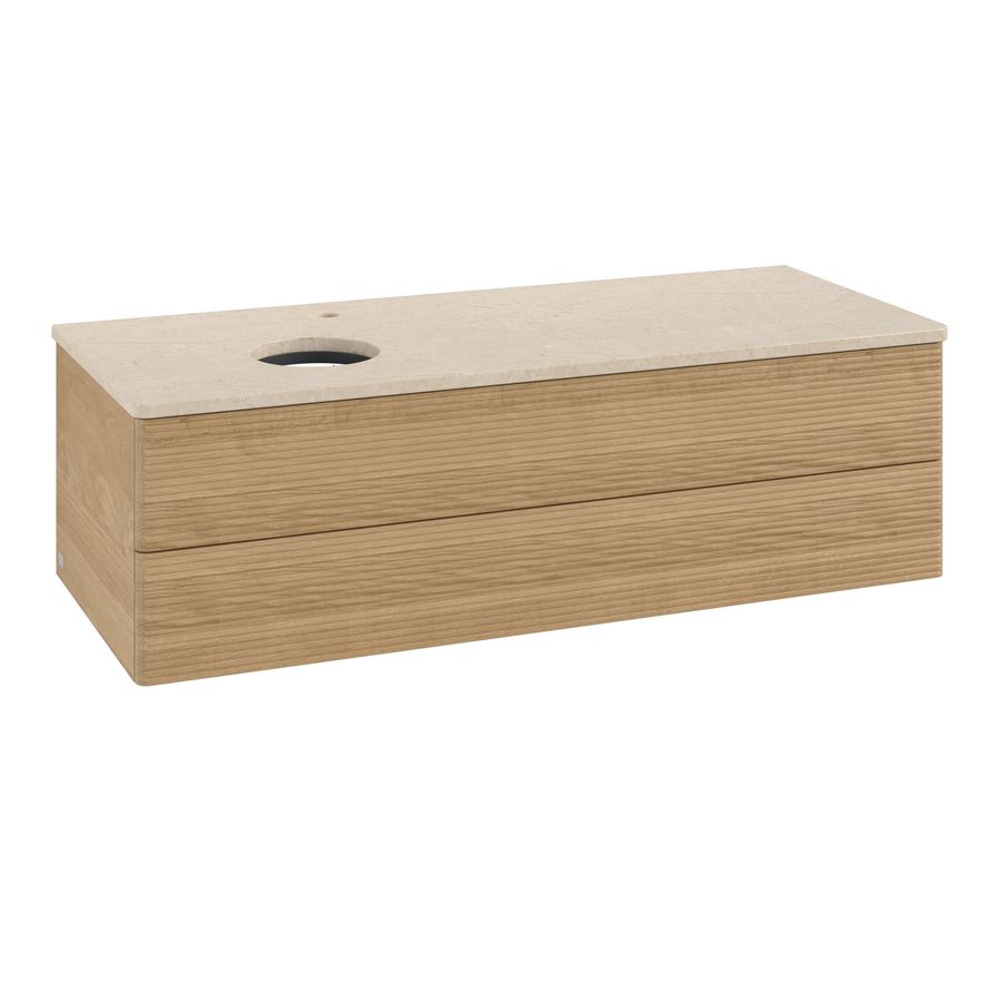 Wastafelonderkast Antao 1200x360x500mm Honey Oak K22153HN