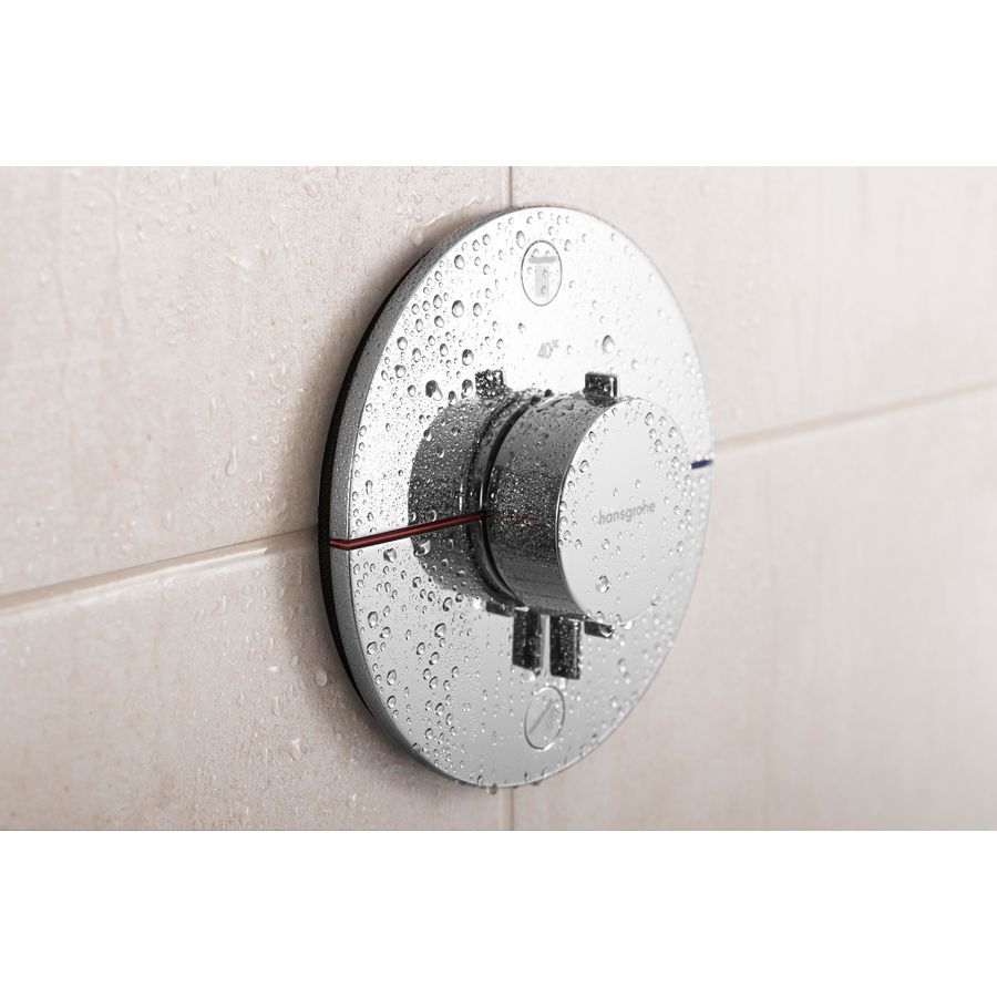 ShowerSelect Comfort S thermostaat afbouwdeel tbv inbouw voor 2 functies chroom