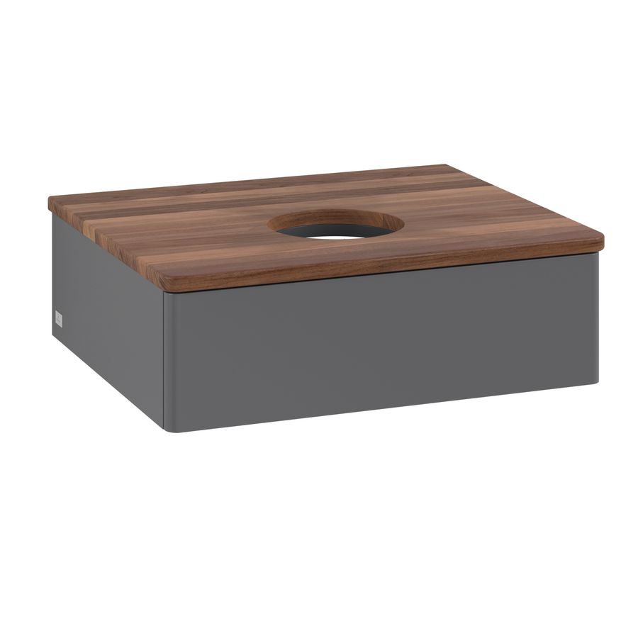 Wastafelonderkast Antao 600x190x500mm Antr. Matt Lacquer K07012GK