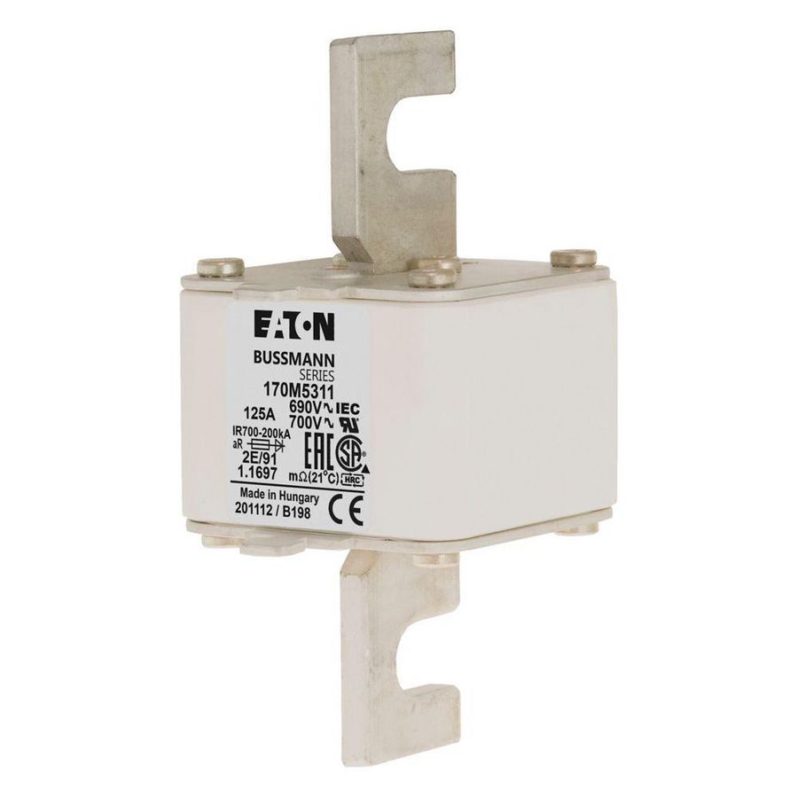 Zekering hoge snelheid 550A AC 690V 2 61x61x126mm aR VVE=3