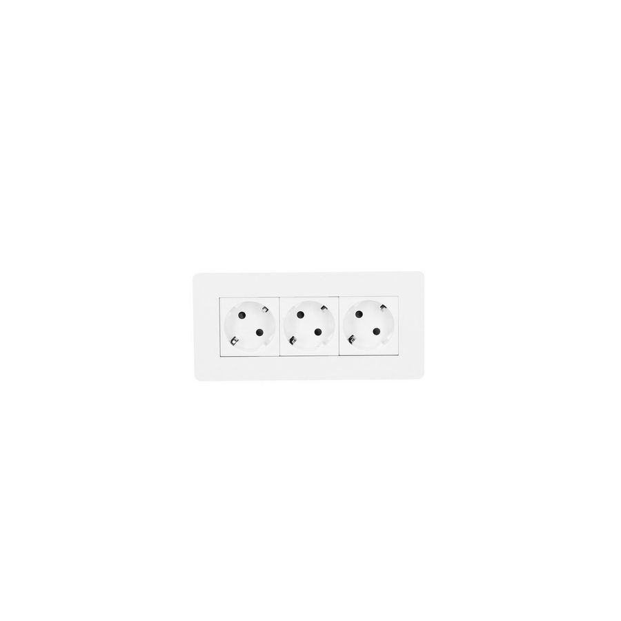 EVIA 3x 230V RA 1m GST o.g. wit RAL9016