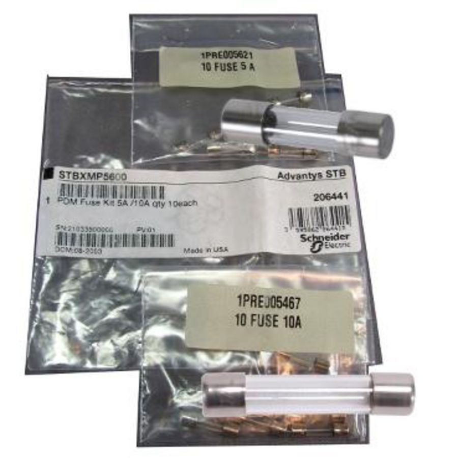 Set PDM zekeringen I/O-module 5 x 5A / 5 x 10A Modicon STB