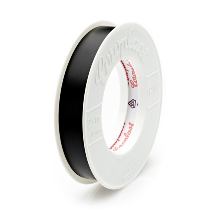 Rol a 4,5m. pvc isolatietape 15mm type 302 VDE zwart VVE=20