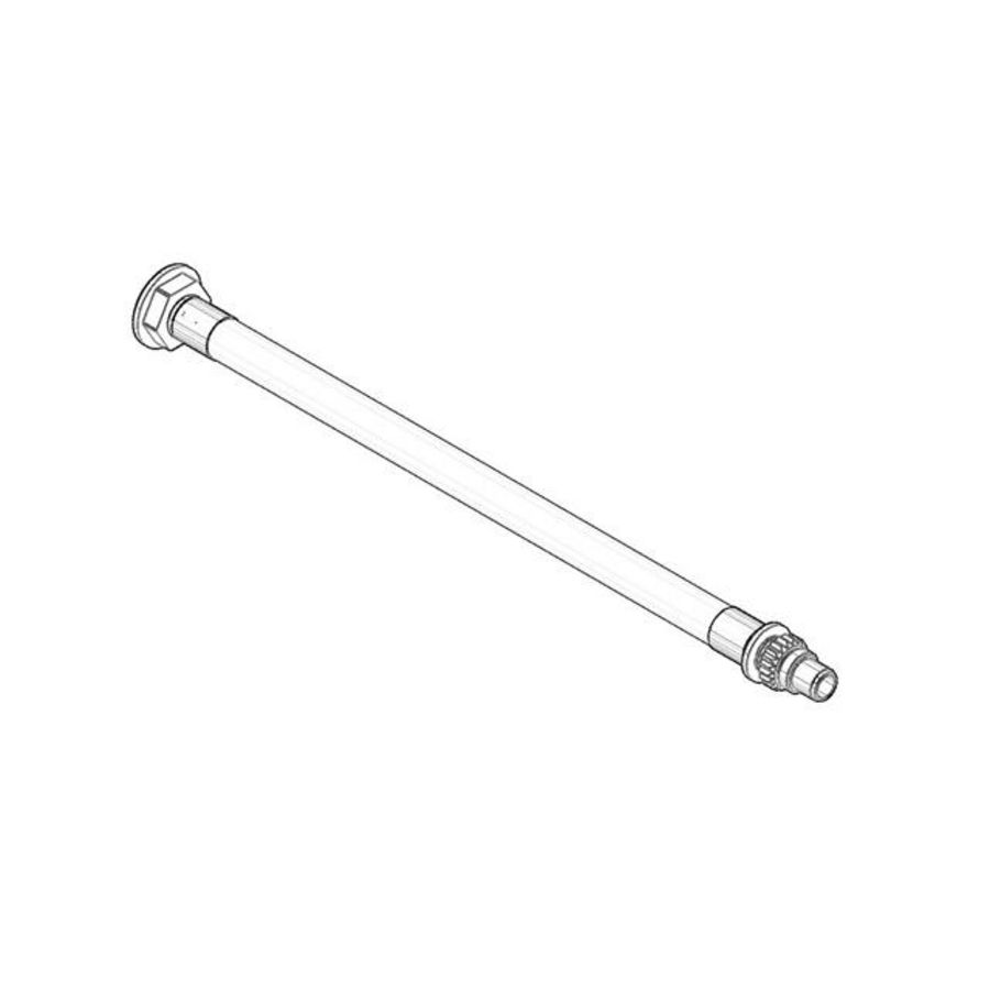 Slang voor bidetuitloop 20x209mm 0430030320090