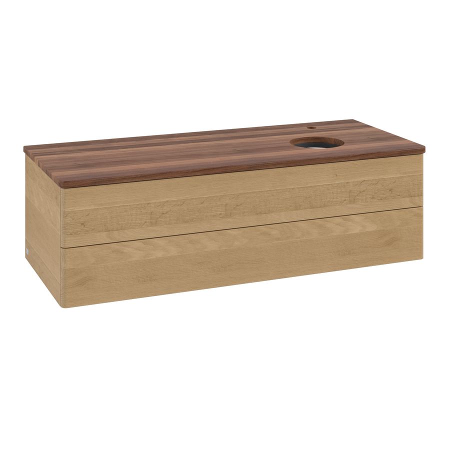 Wastafelonderkast Antao 1200x360x500mm Honey Oak K23052HN