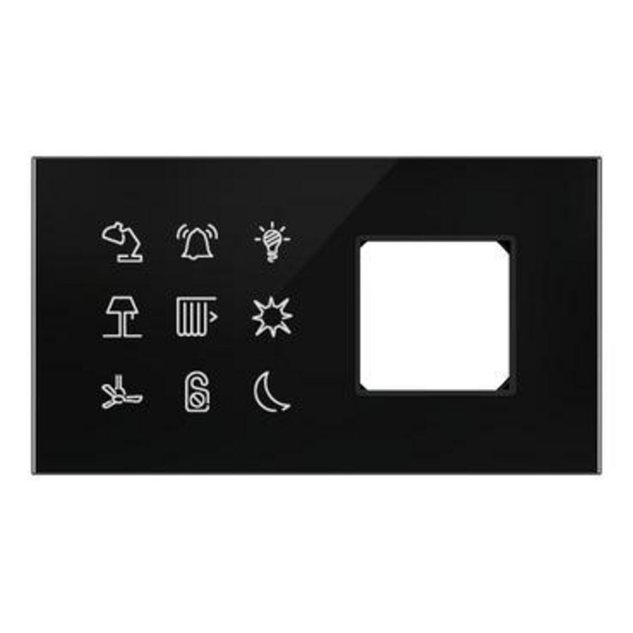 9 Button Glastouchpanel Thermostat