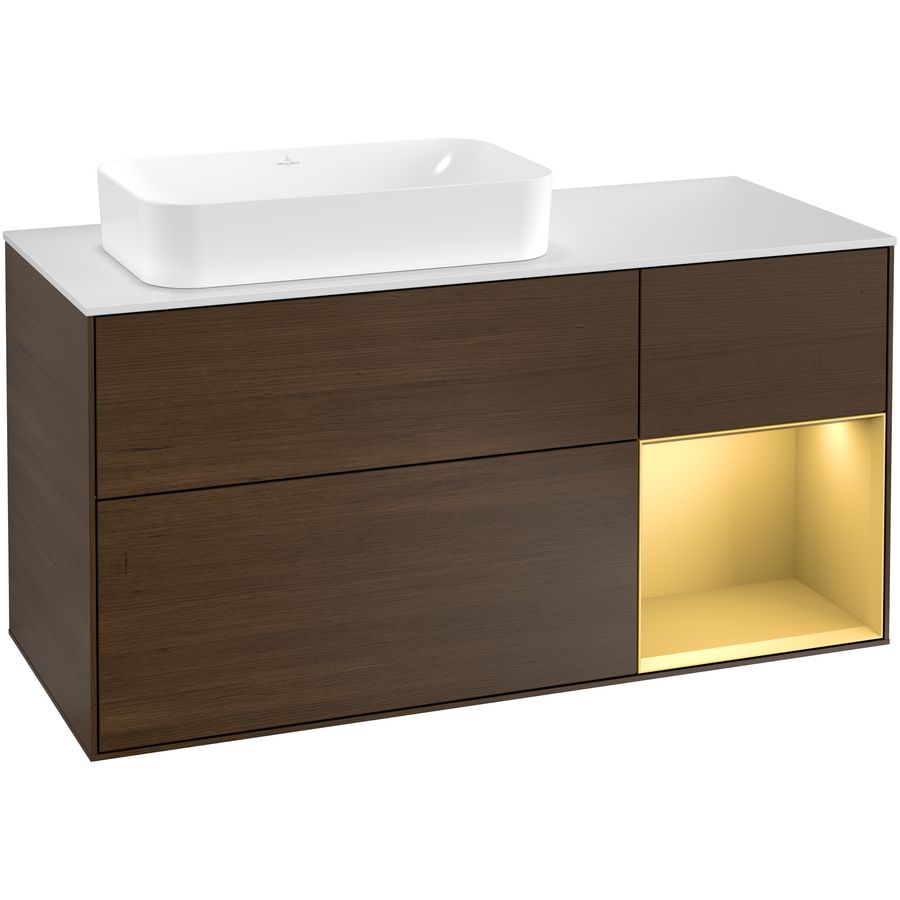 Wastafelonderkast Finion 1200x603x501mm W.Veneer G281HFGN