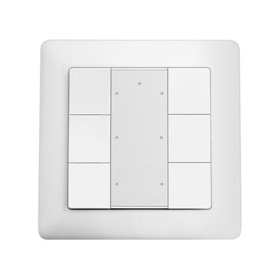 Impulsgever PUSH BUTTON x6 DALI-2 WH