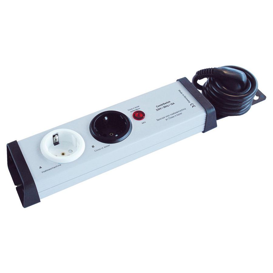 Energieverdeler / overstroomschakelaar Combiswitch 230V 16A 3500VA