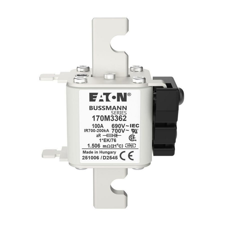 Zekering h. snelheid 100A AC 690V 200kA compact 1 45x VVE=3