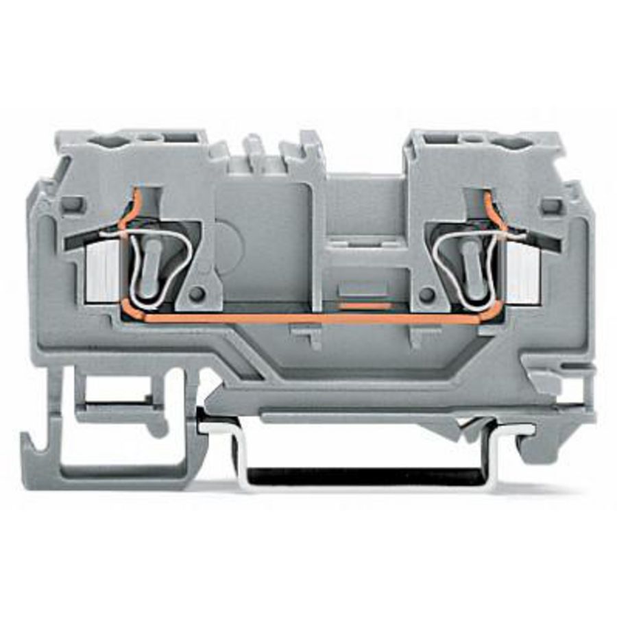 2-draads rijgklem 4mm² test oranje 880-902 VVE=100