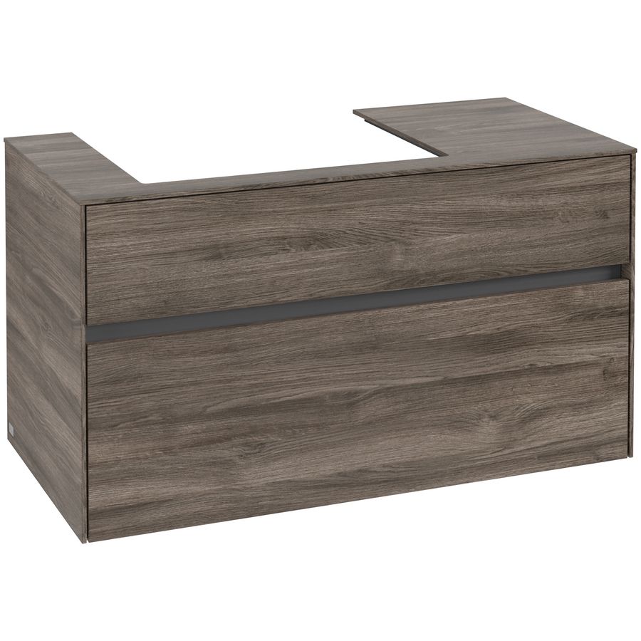 Wastafelonderkast Collaro 1000x548x500mm Stone Oak C01700RK