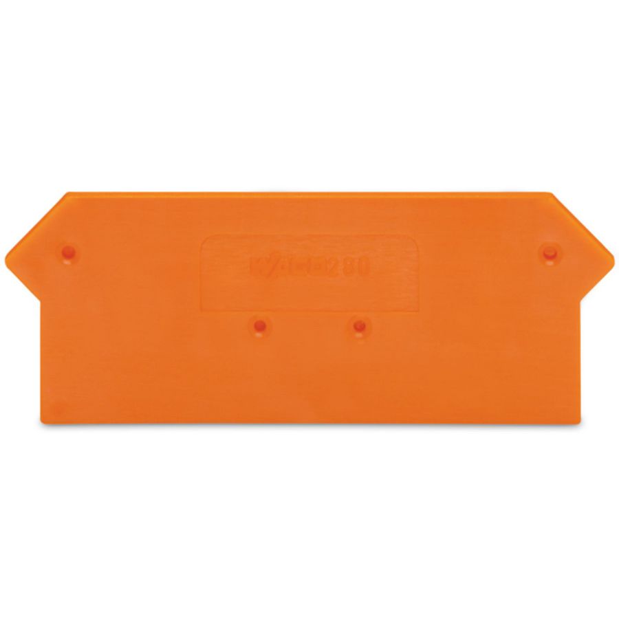 Afsluit-+tussenplaat 2,5mm oranje 280-317 VVE=25