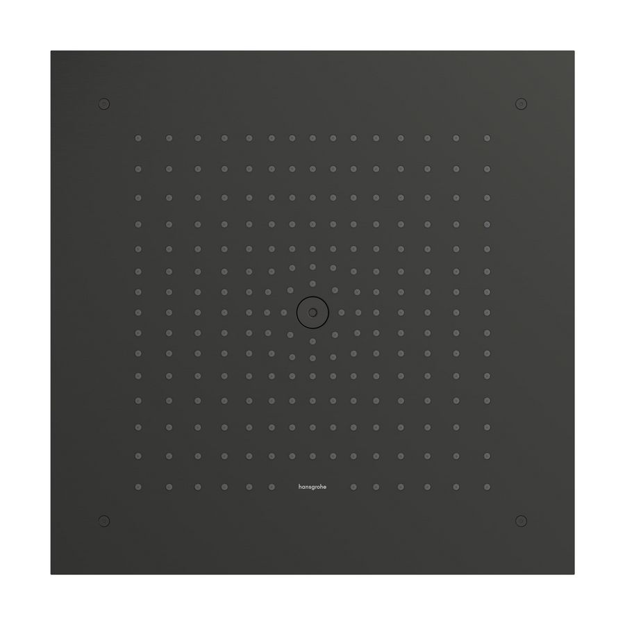 Hoofddouche 400 1 straalsoort EcoSmart plafond inbouw Brushed Black Chrome Raindance E
