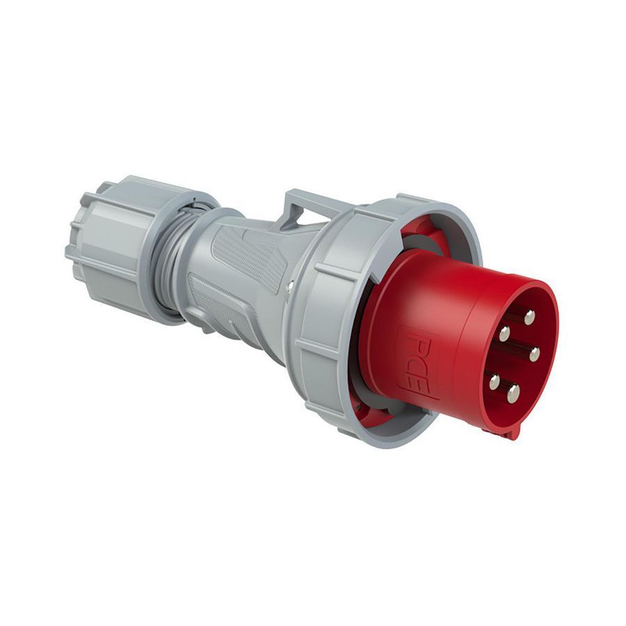 Contactstop CEE 63A 5p 400V 6h rood IP67 Power Twist