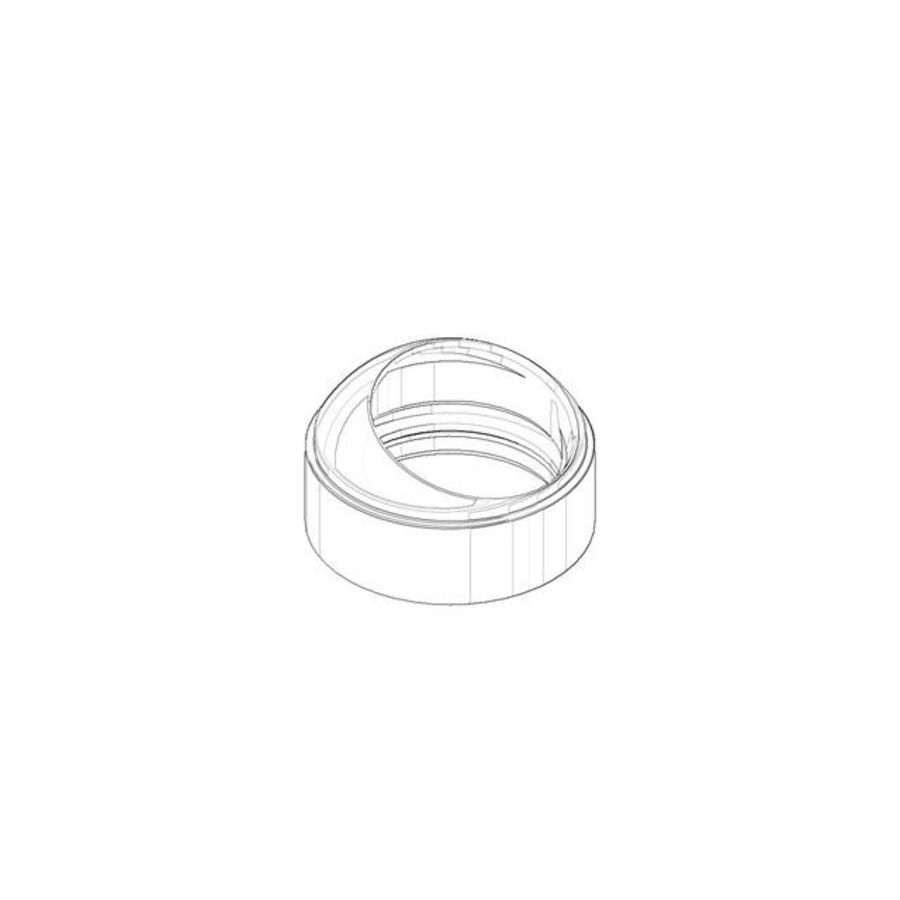 Kapje 40x24mm Platina 092830028-08