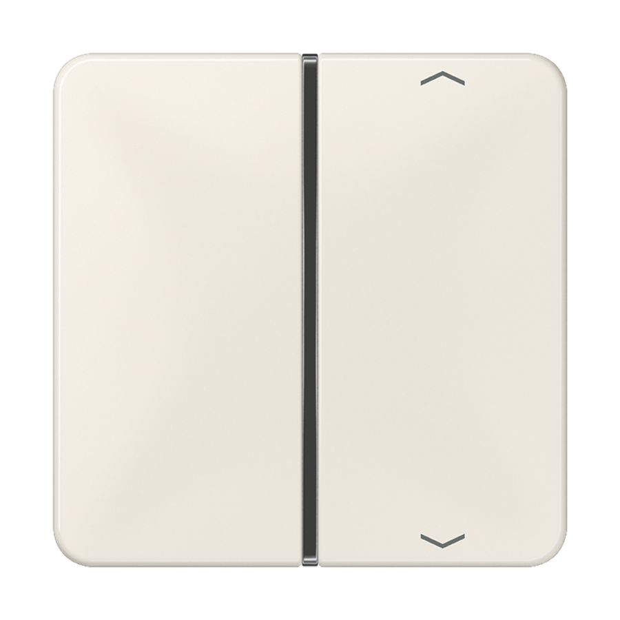 Tastafdekking 1-voudig pijl CD wit KNX