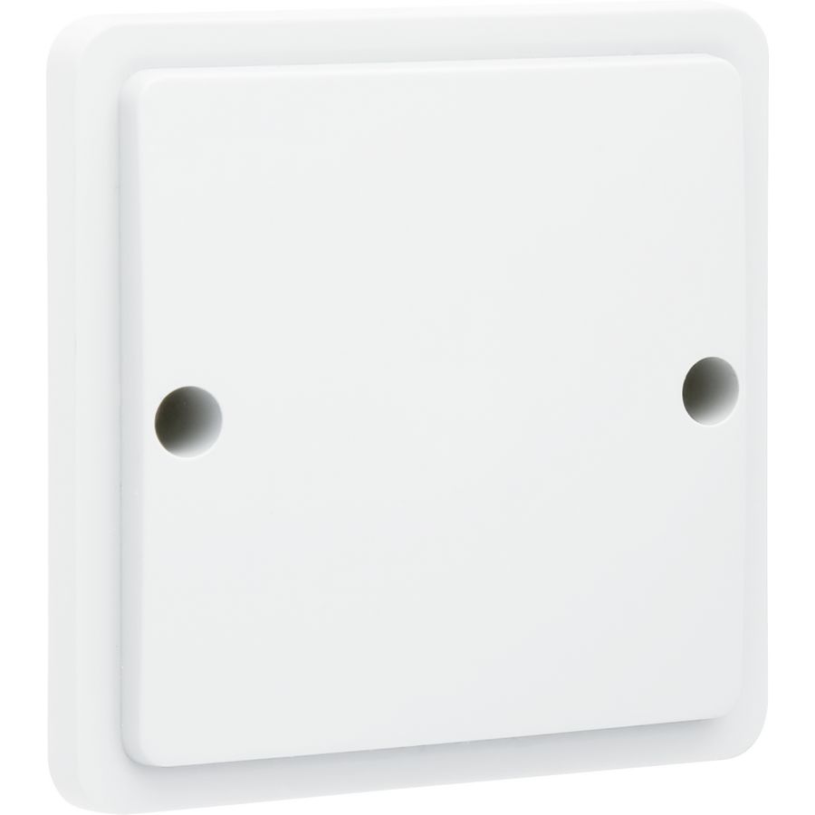 Spuitwaterdichte blindplaat wit