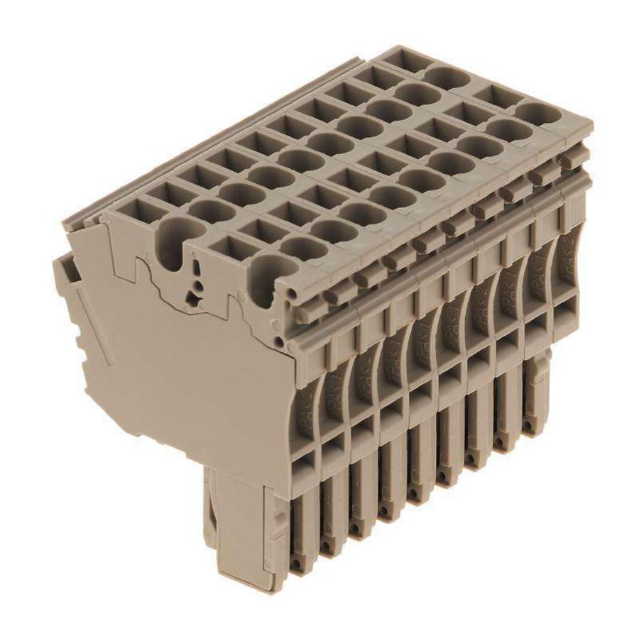 Plug Plug-in d.beige 2.5mm² 24A 500 1815820000 VVE=10