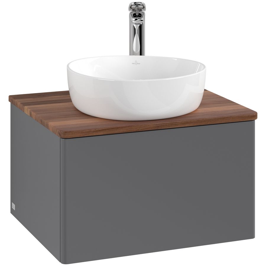 Wastafelonderkast Antao 600x360x500mm Antr. Matt Lacquer L29052GK