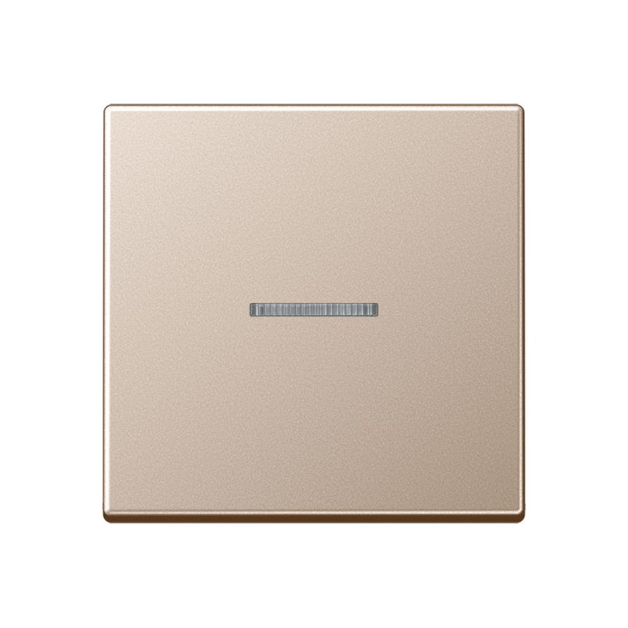 Tastafdekking 1voudig A500 champagne KNX RF