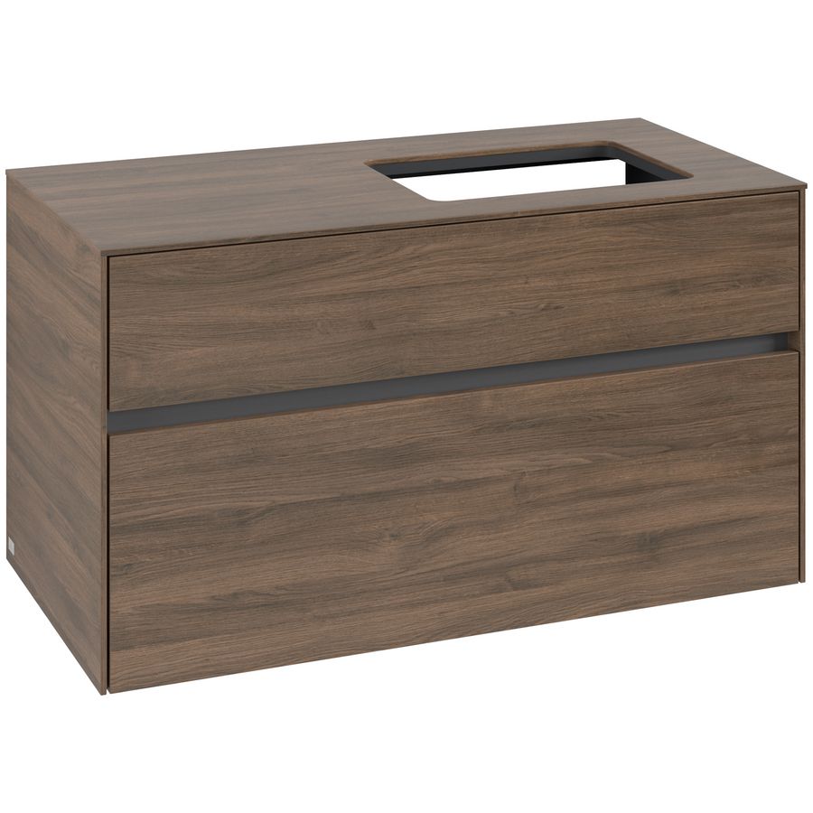Wastafelonderkast Collaro 1000x548x500mm Ariz.Oak C11100VH