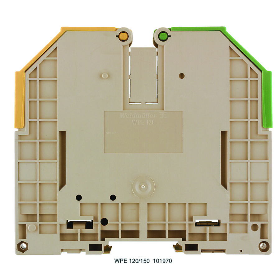 Aardklem PE schoefaansl. groen/geel 120mm2 1000 V VVE=10