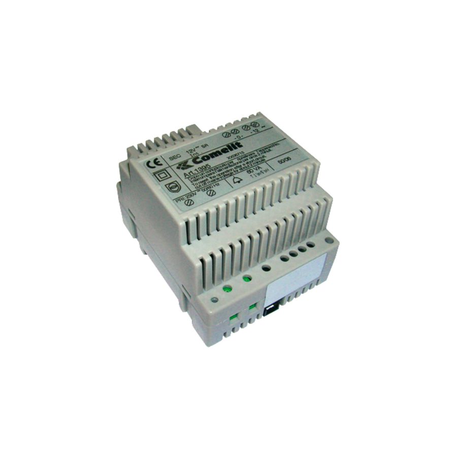 Voedingstrafo input 230Vac/output 0-12Vac 60VA (4 DIN)