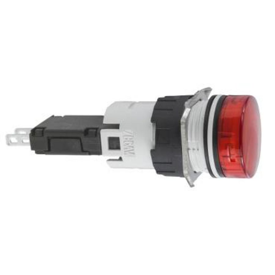Signaallamp LED Ø16mm 24V IP65 Connector Rood