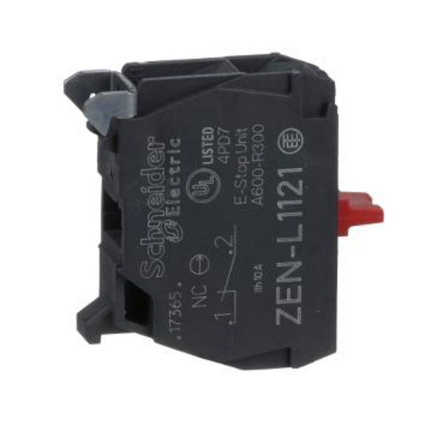 Contactblok kop 22mm 1NC Schroefklemmen XAL/XAPS