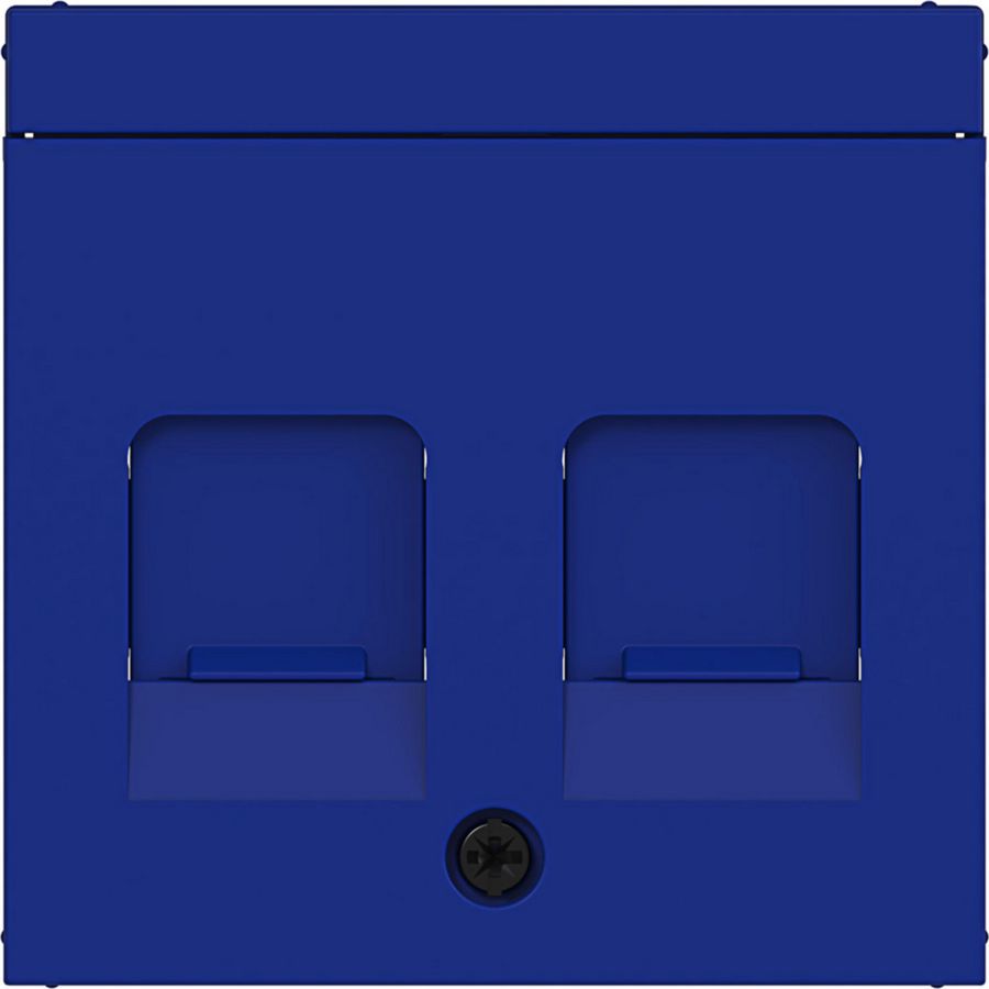 Centraalplaat KeyStone 2-v stofbescherming tekstv. A.x/C.x cobalt mat