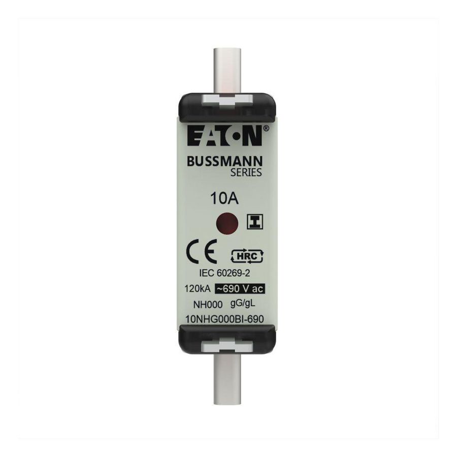 Zekering laagsp. 10A AC 690V NH000 gL/gG dubbele mel VVE=3