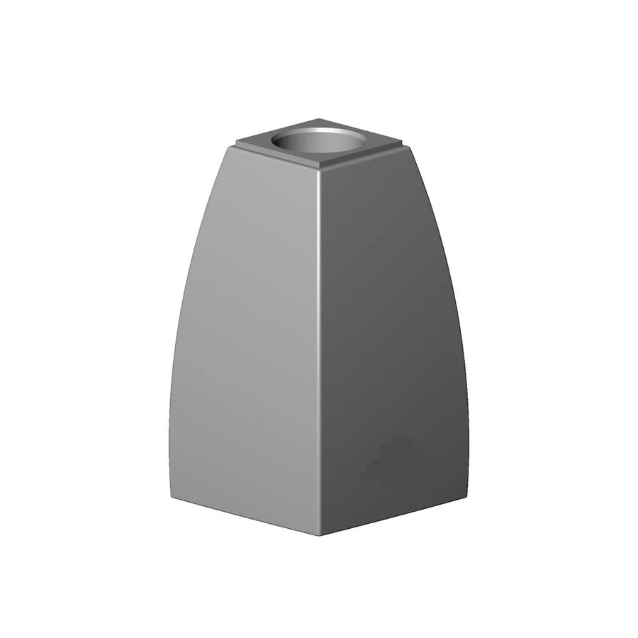 Aansluiting 52,73x52,73x91mm chr
