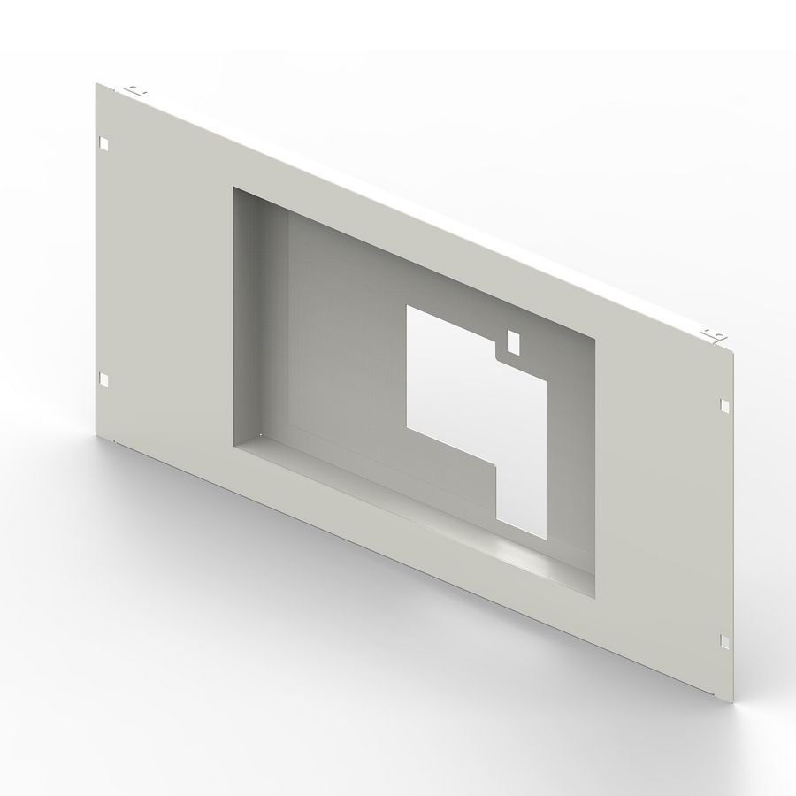 Afdekplaat DPX3 1600 3-polig aardlekschakelaar 36 mod. Horiz