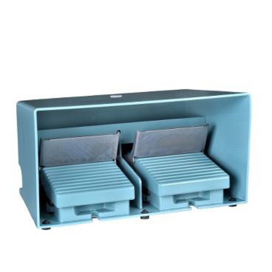 Dubbele pedaalschakelaar IP66 Met kapje Metallic Harmony XPE