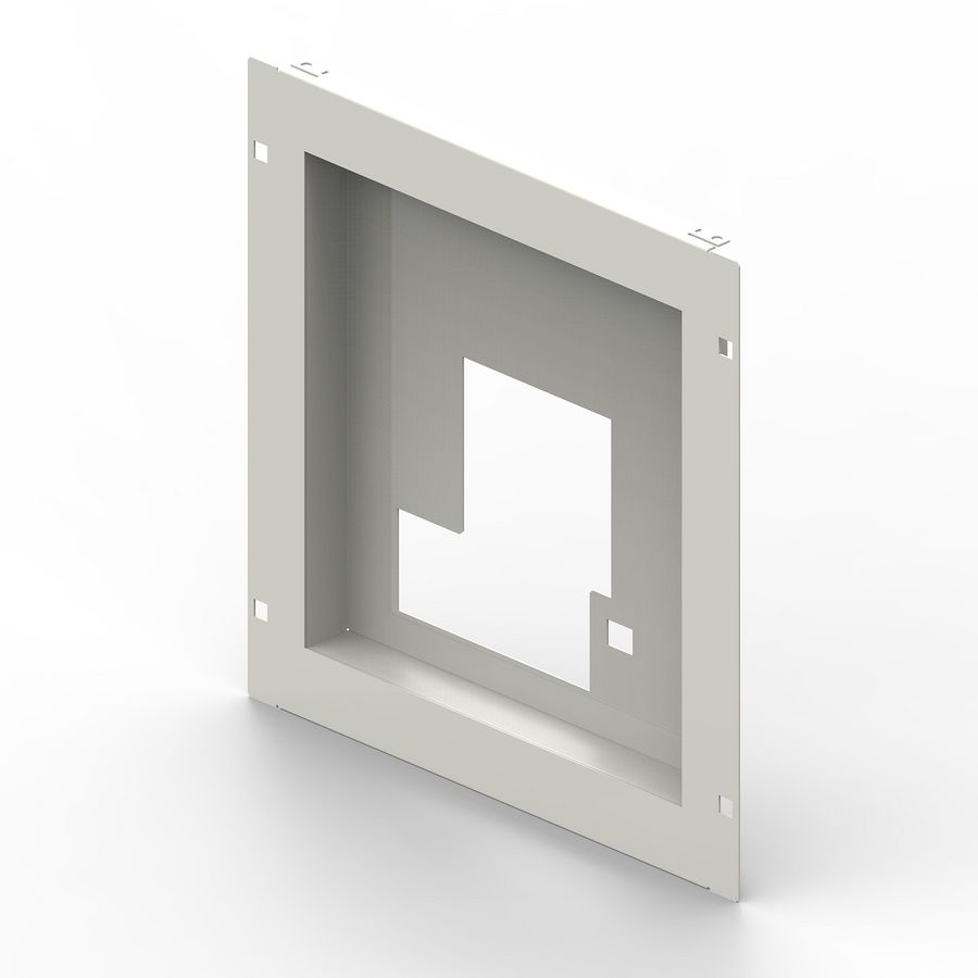 Afdekplaat DPX3 1600 3-polig aardlekschakelaar 16 mod. Vert.