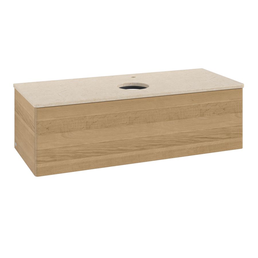 Wastafelonderkast Antao 1200x360x500mm Honey Oak K32053HN