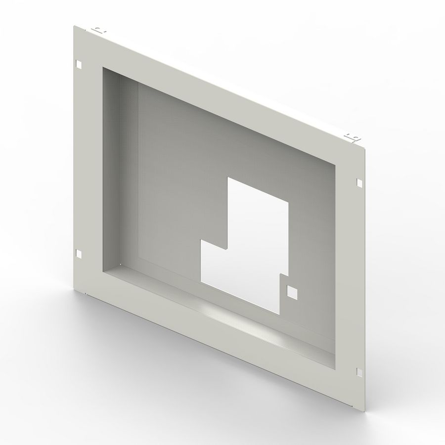 Afdekplaat DPX3 1600 4-polig aardlekschakelaar 24 mod. Vert.