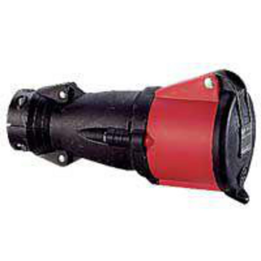 Koppelcontactstop 400V 63A 4-polig IP44 rubber Hypra