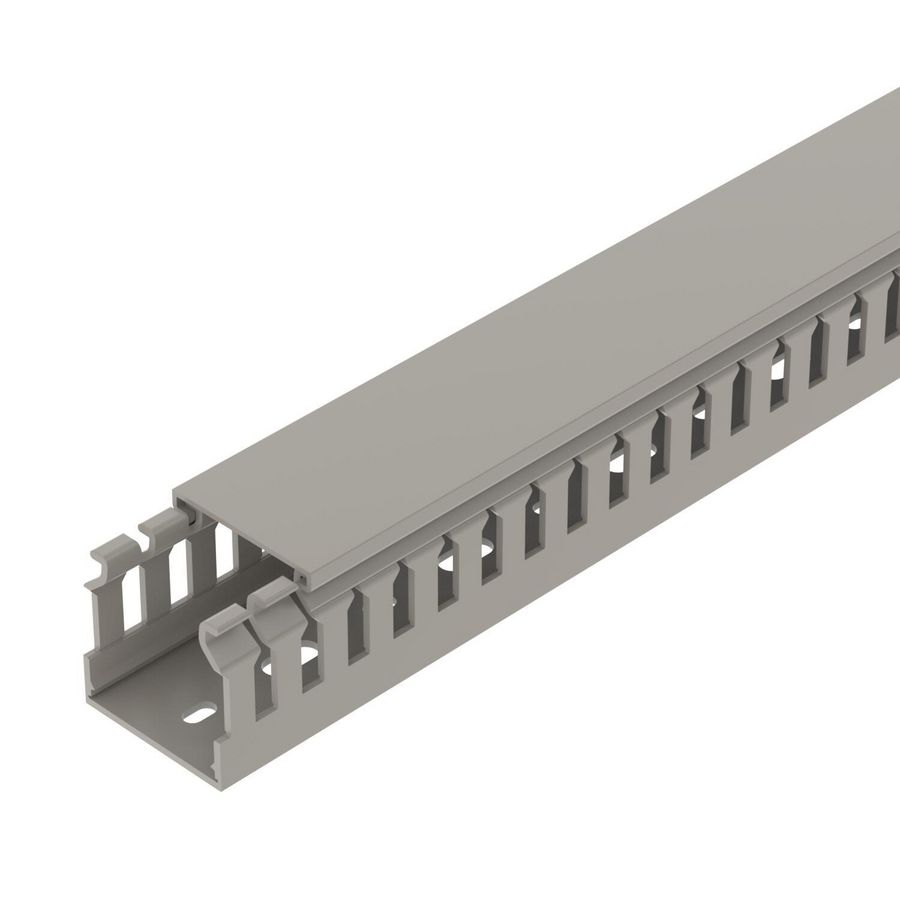 Lengte a 2m. bedradingskoker CABLIX 4040S 40x40mm RAL7030 steengrijs