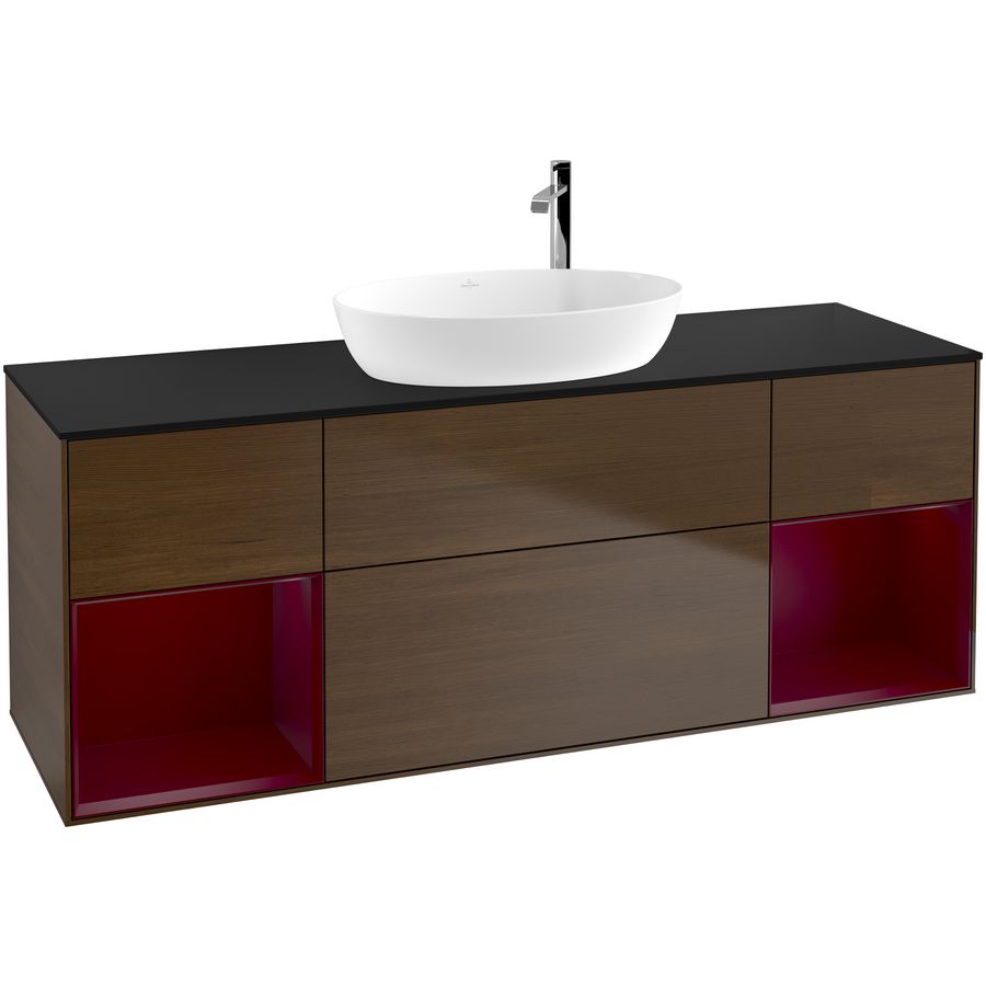 Wastafelonderkast Finion 1600x603x501mm W.Veneer F982HBGN