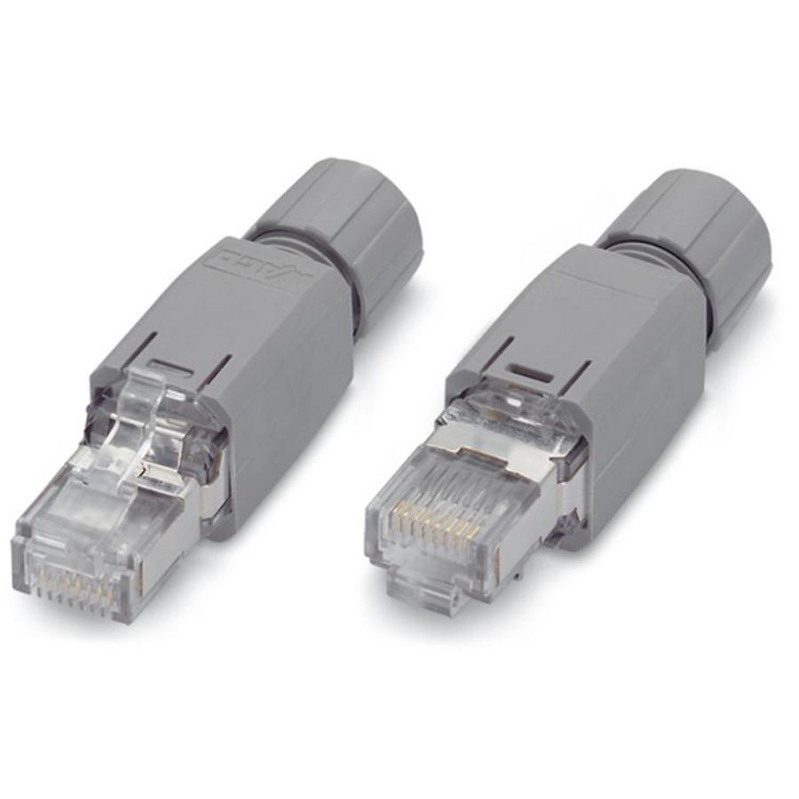 Ethernet-steker RJ-45, IP20 Ethernet 10/100 Mbit/s veldconfe