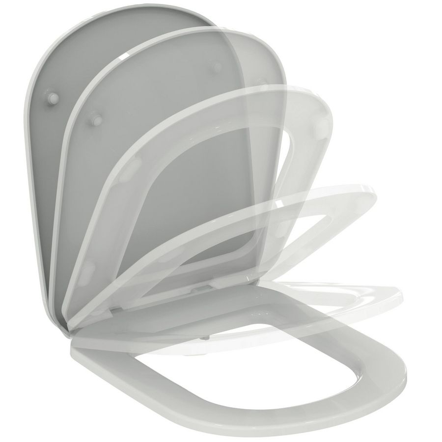 Closetzitting I.LIFE-A sandwich softclose wit