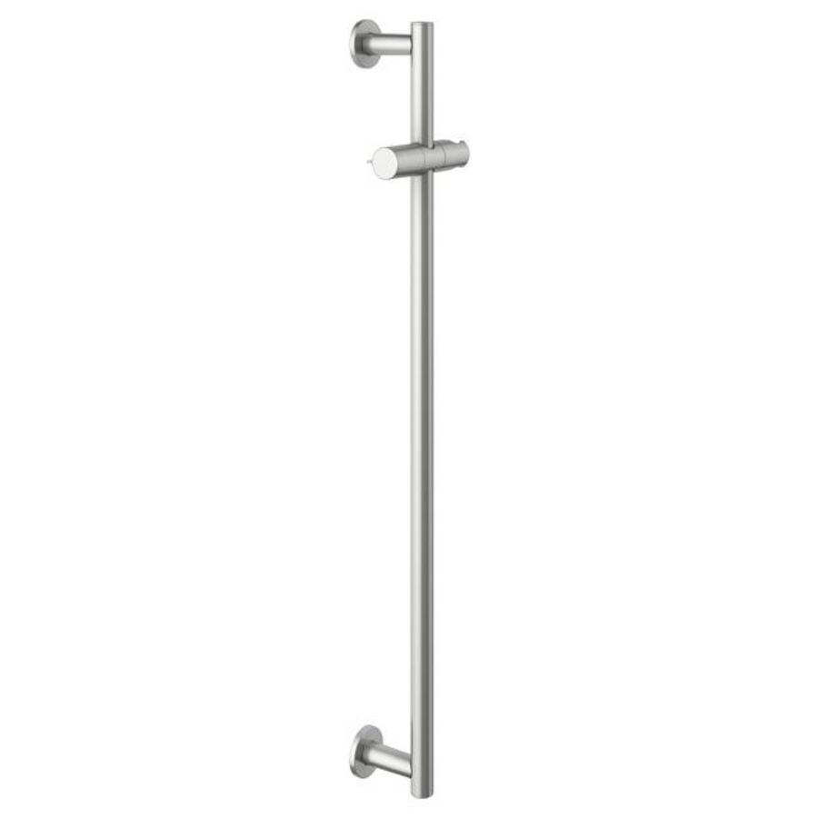 Douchestang rond doucheglijstuk 855mm roestvrij staal finish