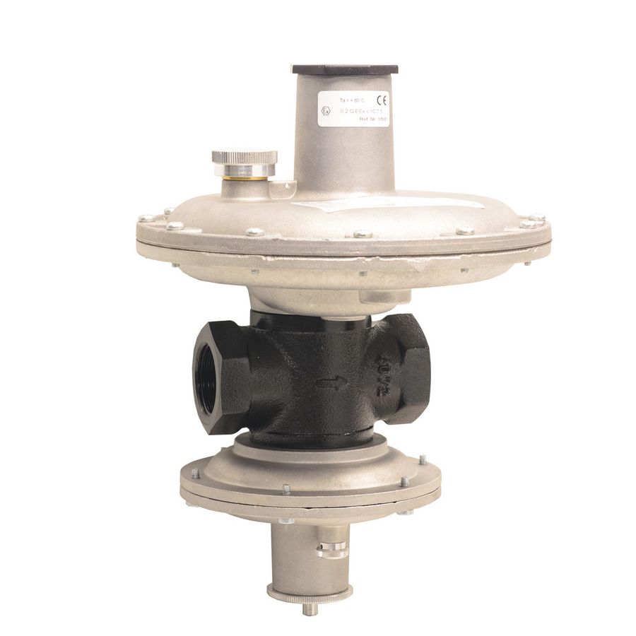 Reg. RB2311 zitting 14 mm Pi=8 bar Pu=100 mbar Q=60 m3/h