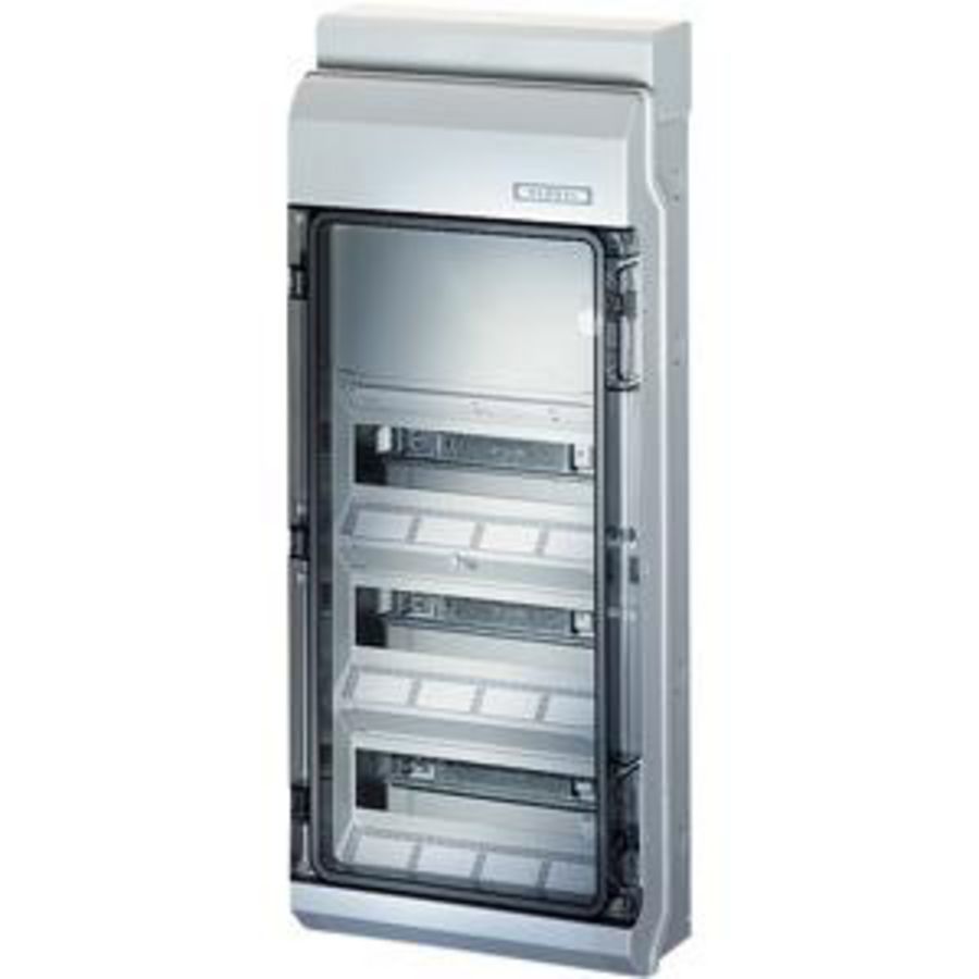 au. beh. KV IP65 36 modul 3x12 + extra Din rail Tule invoer