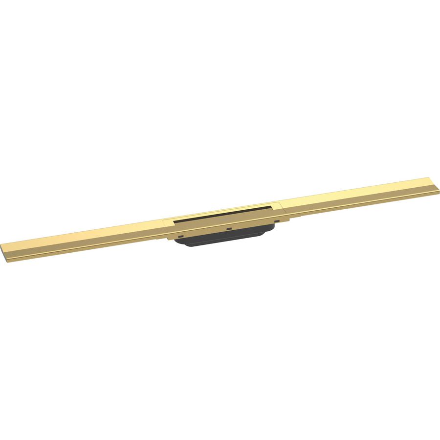 Douchegoot RainDrain Flex rechte 900 Polished Gold Optic