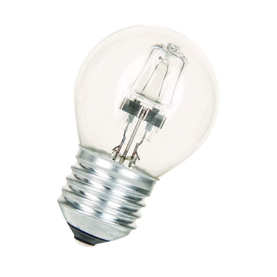 Hoogvolt halogeenlamp zonder reflec. easy eco G45 E27 28W VVE=10