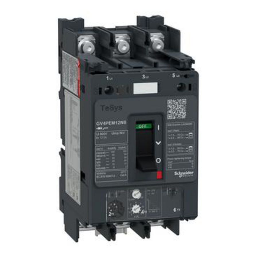 Vermogensschakelaar Therm./Magn./Multifunc. 12.5A 3P K GV4