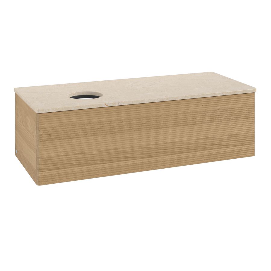Wastafelonderkast Antao 1200x360x500mm Honey Oak K33113HN